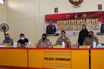 Polres Kuningan Gelar Rilis Akhir Tahun 2021, Sampaikan Sejumlah Capaian Kerja