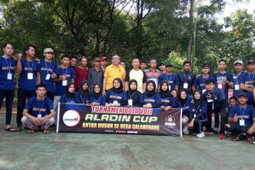 IRMADA Nagreg Desa Galaherang Gelar Turnamen Bola Voli Aladin Cup